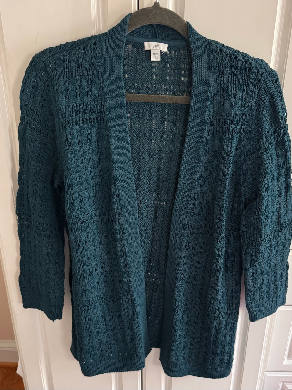 Jjill small petite open cardigan, like new